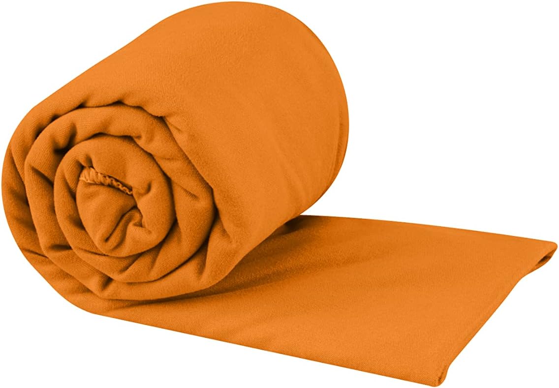 Sea to SummitMixed Solid Pattern,Orange - Bath Towels