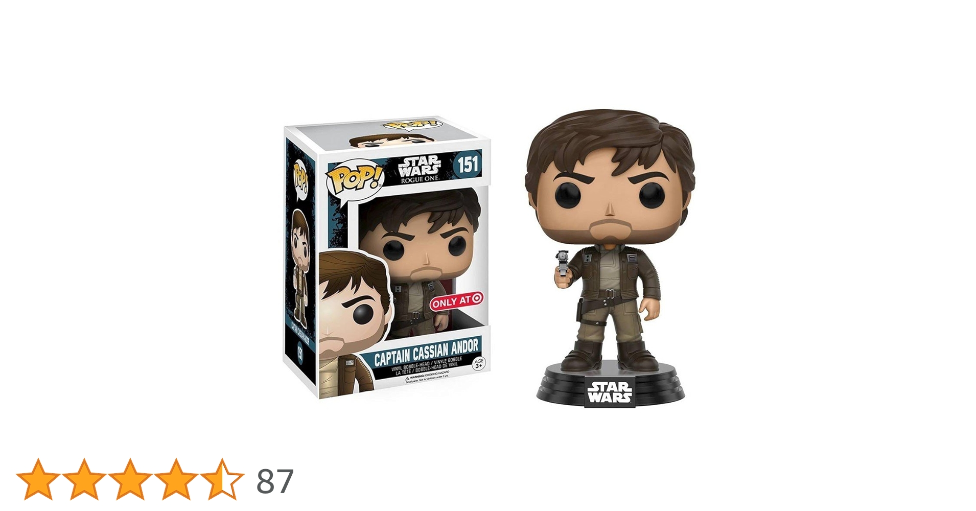 FunkoPop！151 CAPTAIN CASSIAN ANDER 限定版 FunkoPop！151 CAPTAIN CASSIAN ANDER 限定版 Amazon.com: Funko