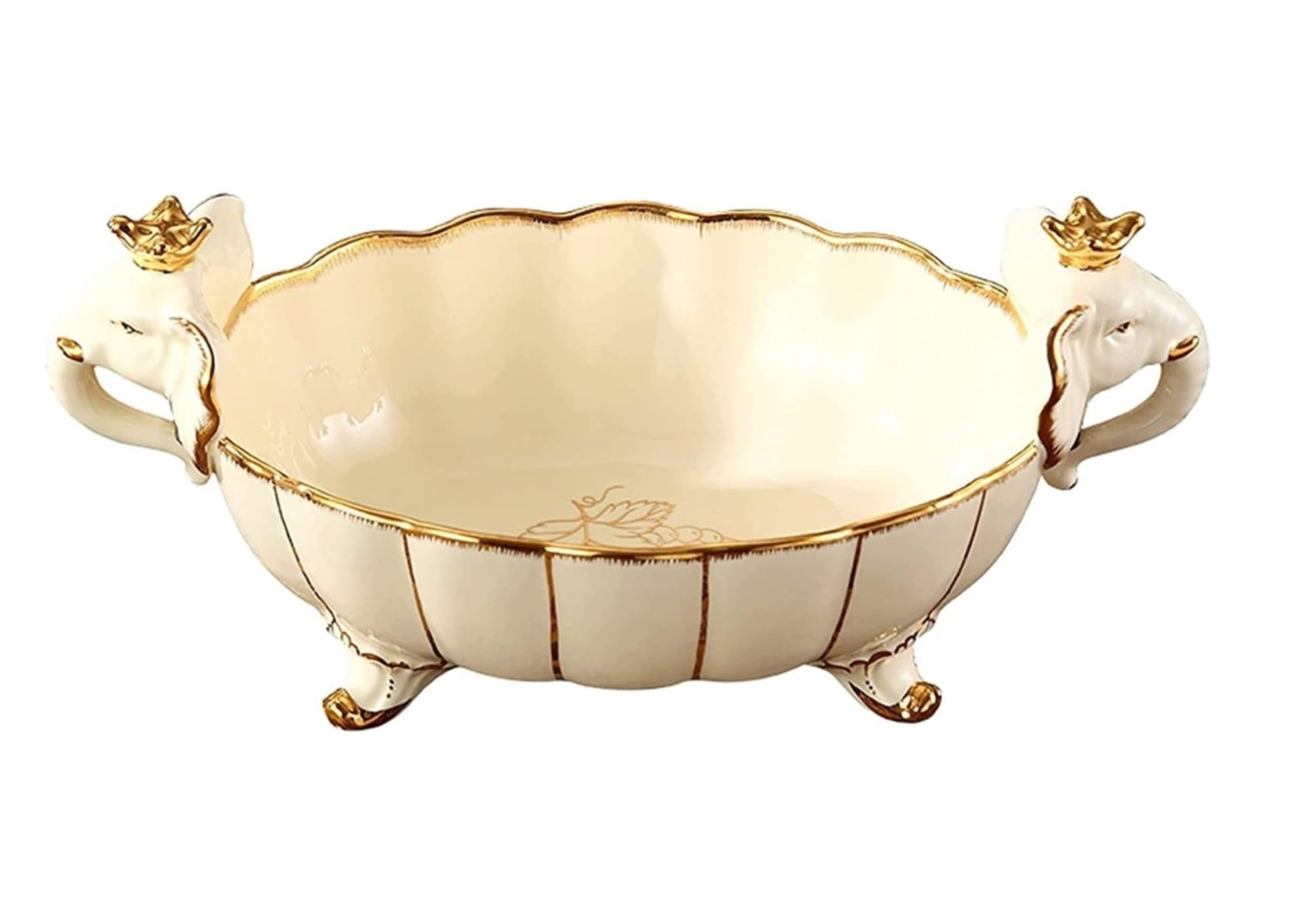 ZTCHSENZT Fruit Bowls Fruit Bowl European Style Fruit Bowl, Kitchen Produce Countertop & Table Plate - Serving Bowl for Fruits Vegetable