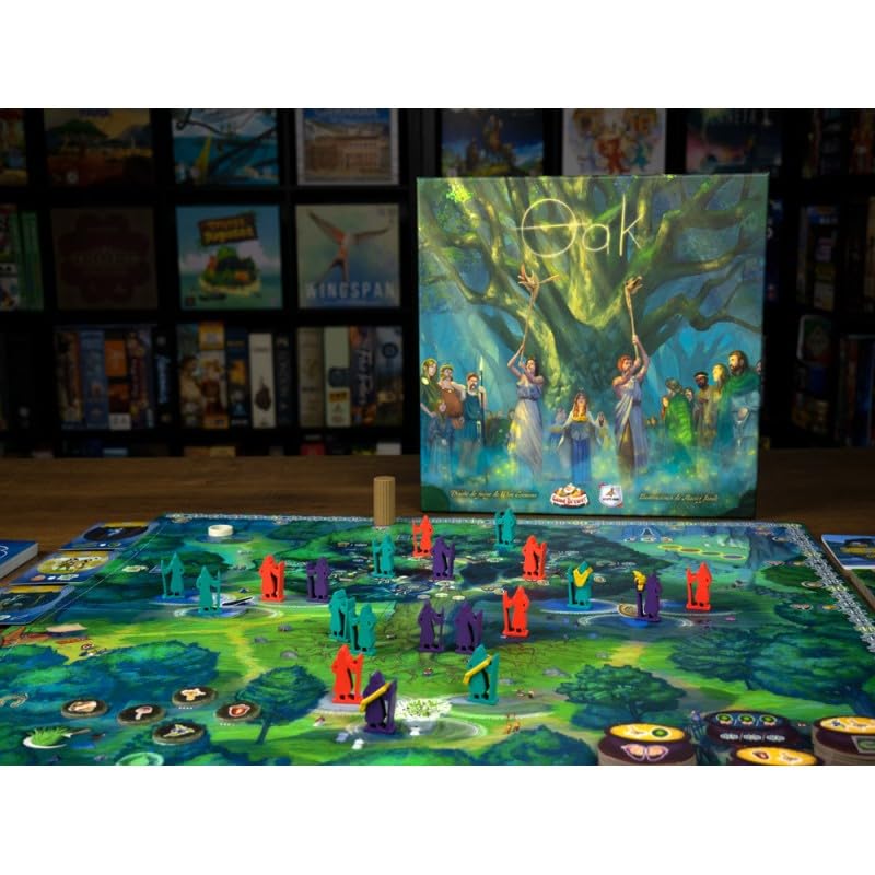 Maldito Games - Oak - Juego de Mesa en Español (1-4 Jugadores, 12+ Años, Eurogame)