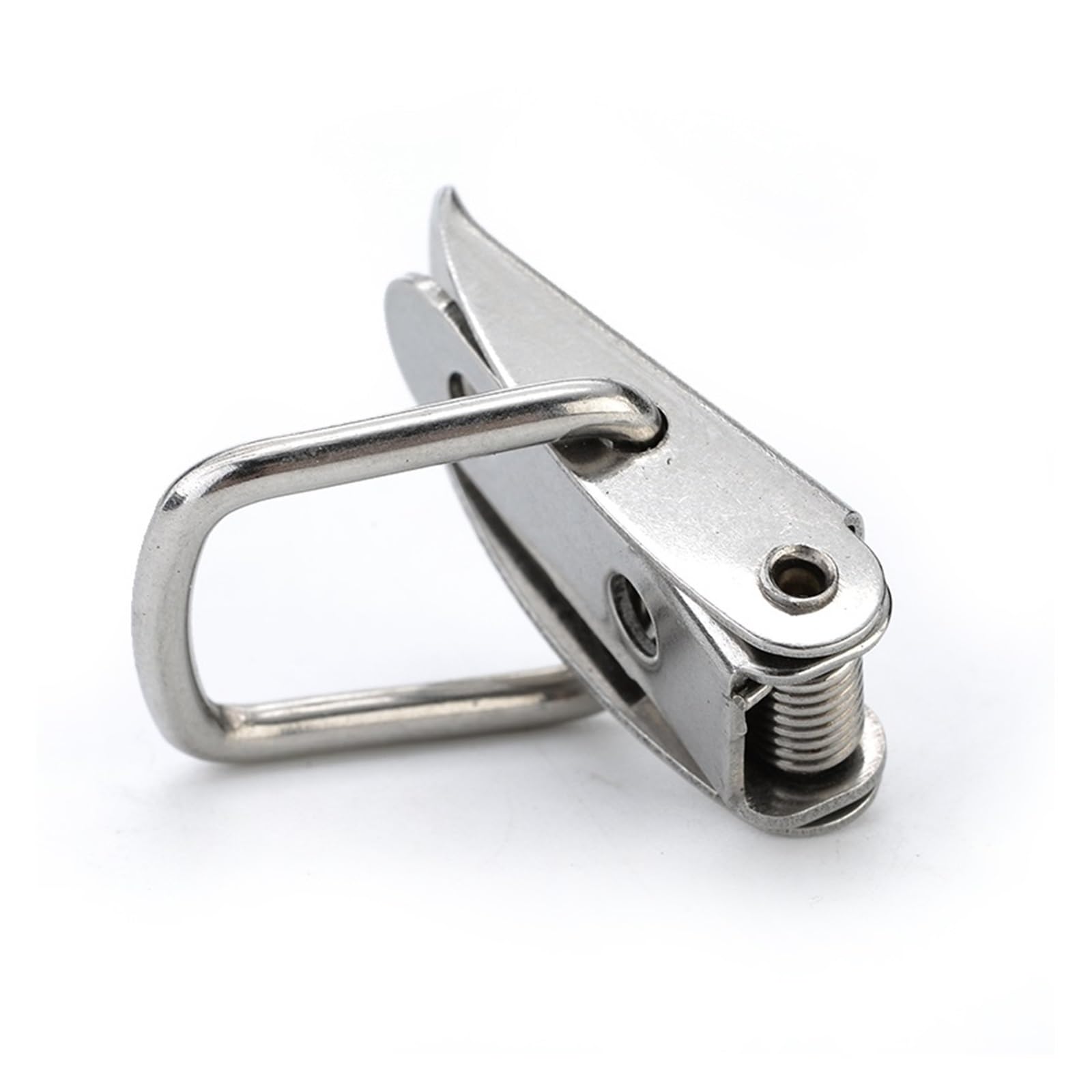 Zatrzask przełączający, 2 szt. sprężynowego zatrzasku ze stali nierdzewnej do drzwi przesuwnych w szafkach okiennych(Nickled Plated 129mm)