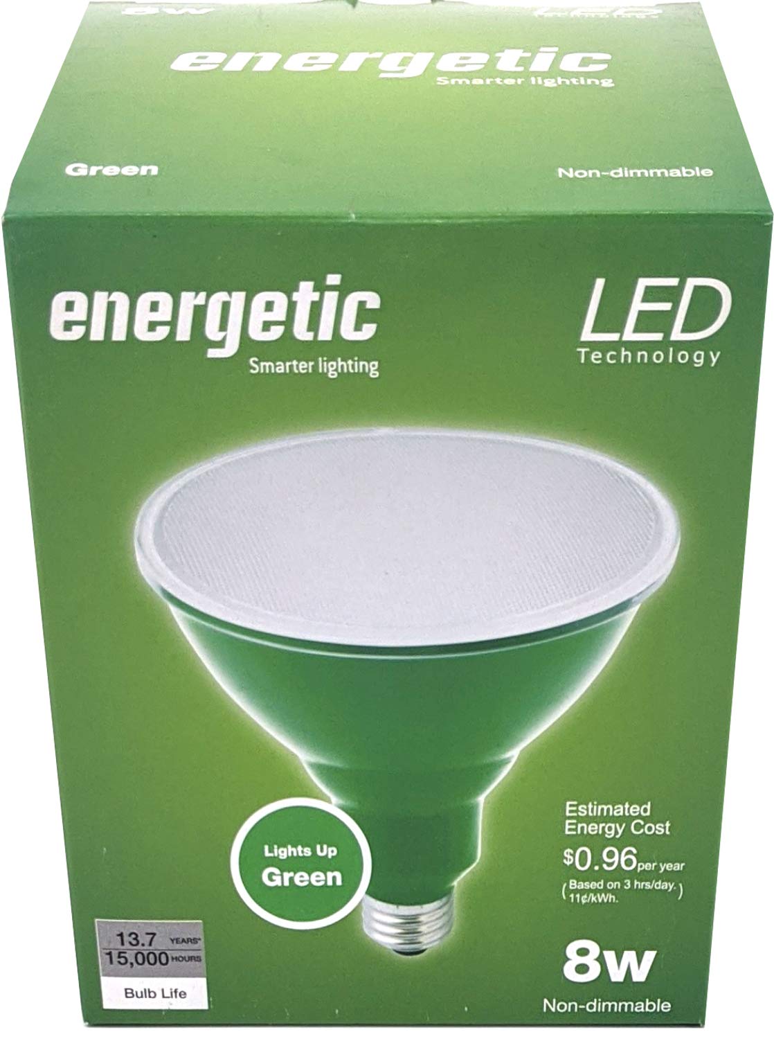 NIANWUDU PDTXCLS Aeiniweraabbcc Ardour Van Energetic 85-Watt EQ PAR38 Green Decorative Light Bulb