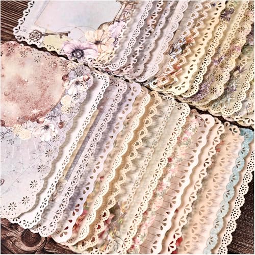 Papier de scrapbooking vintage rétro pour fournitures de journal créatif