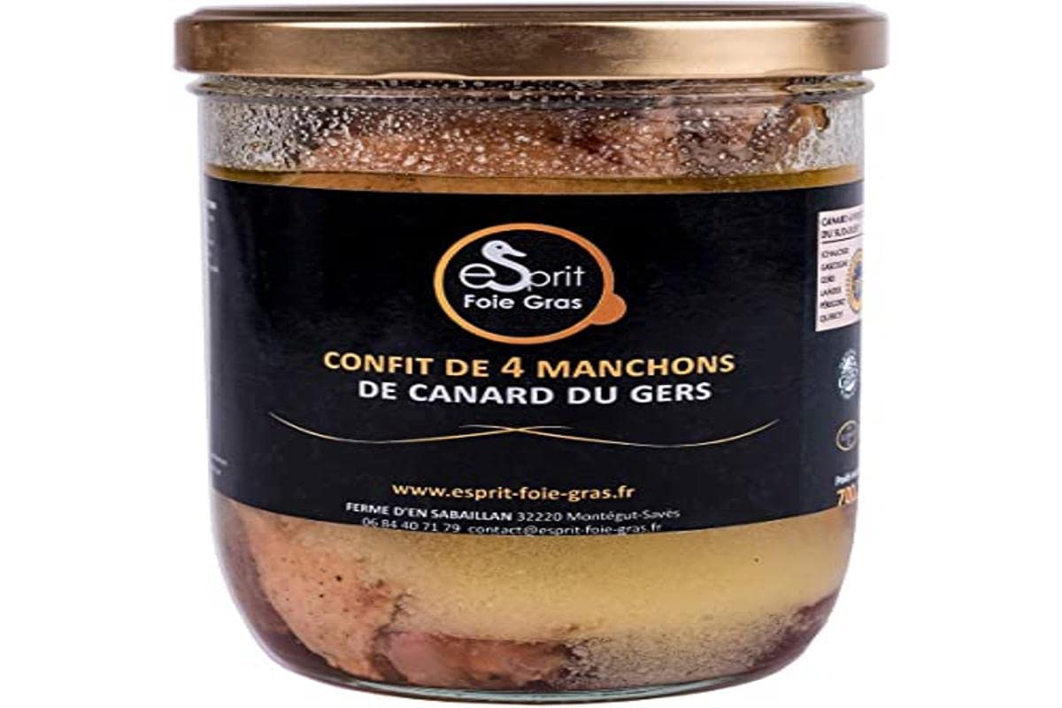 Esprit Foie Gras Confit 4 Manchons IGP Gers 700 g