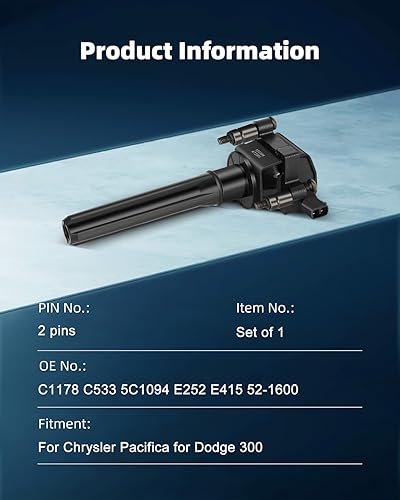 Vista 95 de ECCPP Bobinas de encendido portátiles de repuesto para automóvil compatibles con Infiniti I30/para Nissan Maxima 3.0L V6 2000-2001 Reemplazo