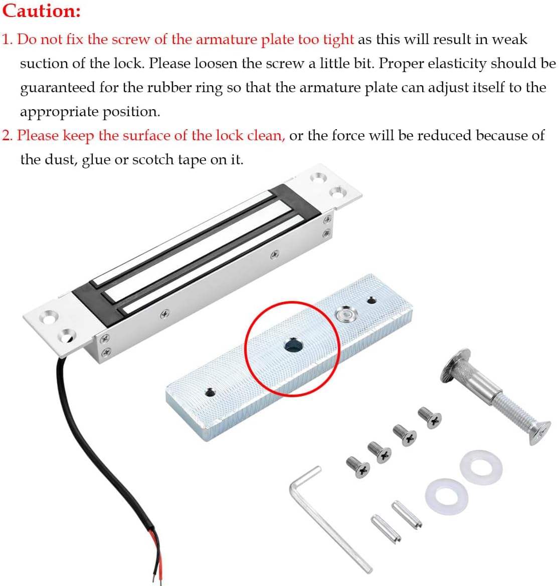 Electromagnet Flush Mount 180KG 350LBS Holding Force Embed Electric Magnetic Door Lock Waterproof 12V DC Fail Safe for Door Access System