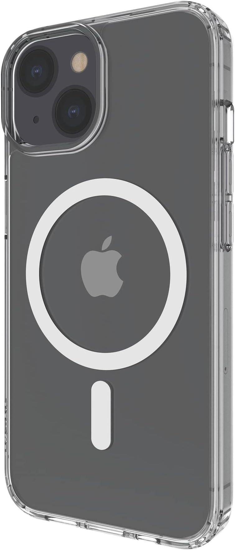 MagSafe compatible iPhone 14 Case, clear magnetic iPhone 14 case with built-in magnets and raised edge bumper for camera protection, compatible with MagSafe wireless charging