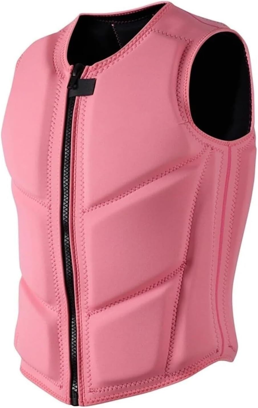 Adult Neoprene Float Jacket for Swimming, Slim Float Jacket with Zipper for Fishing Kayaking Paddling Snorkeling