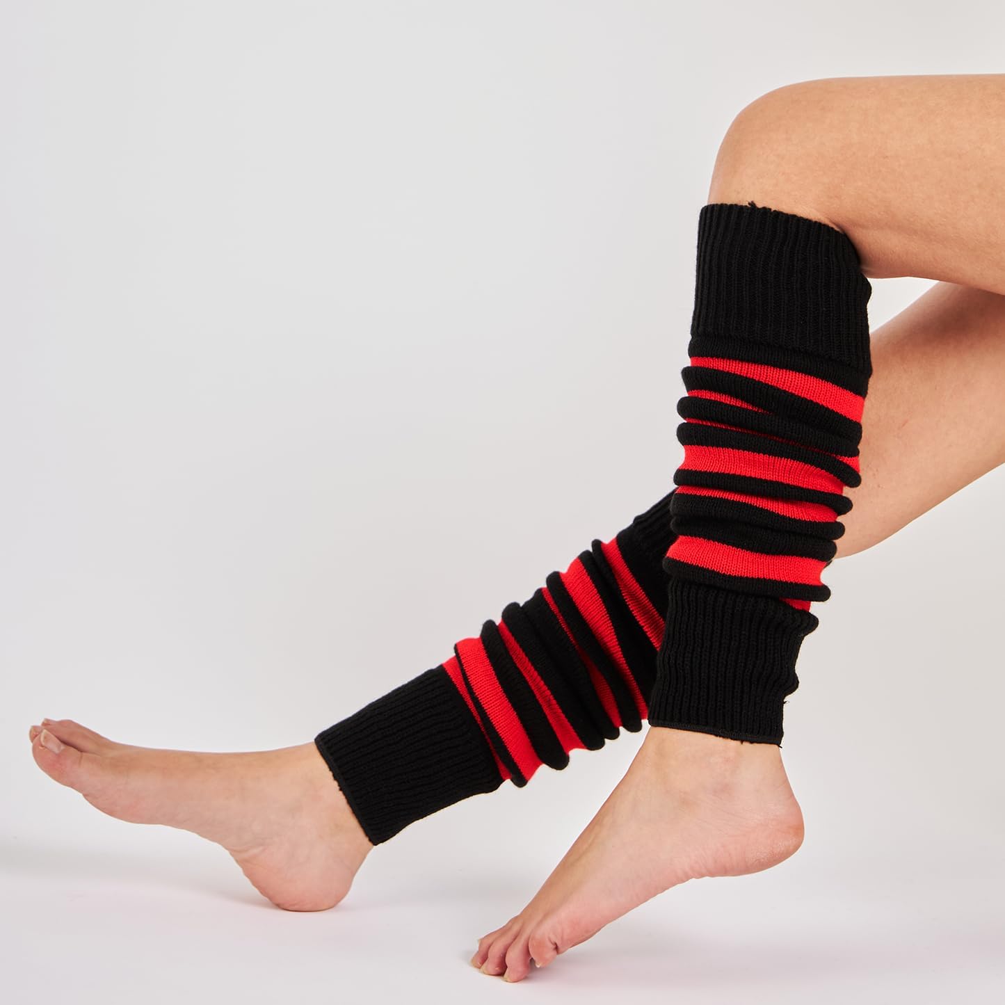 Mysocks Leg Warmers Extra Soft Stylish Fancy Winter 80s Party Dance Neon Long Legwarmers for Women Girls Ladies - Image 2