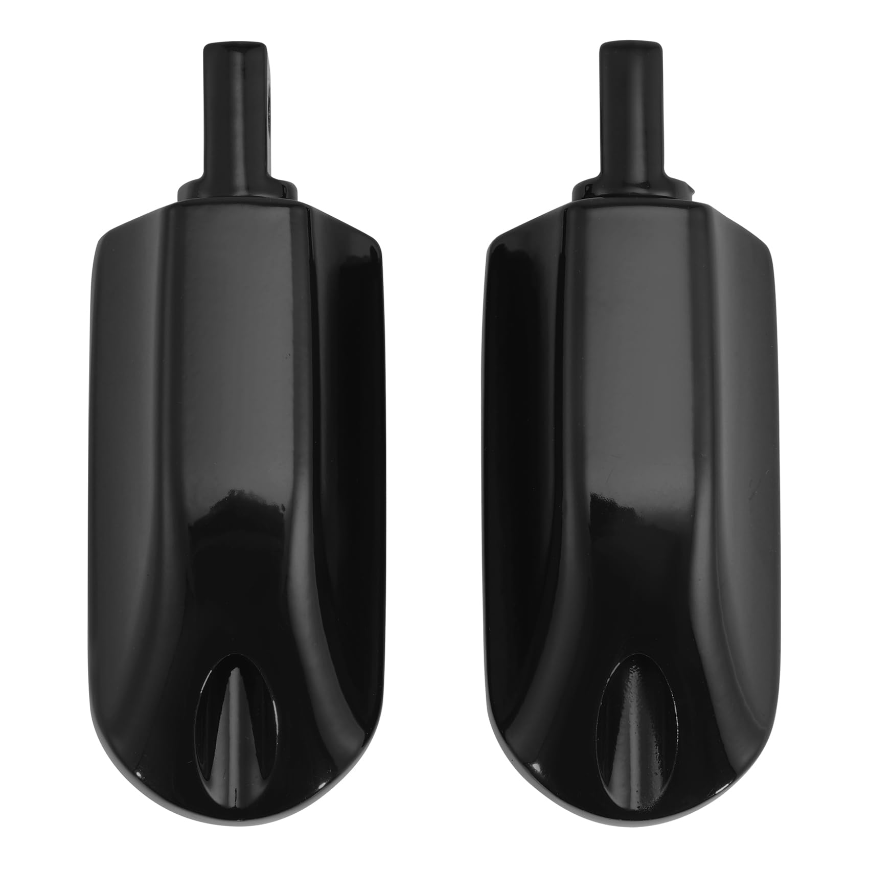 TCMT Reposapiés con incrustaciones de goma negra StreamLiner estriberas Compatible con Touring Dyna Sportster 883 1200