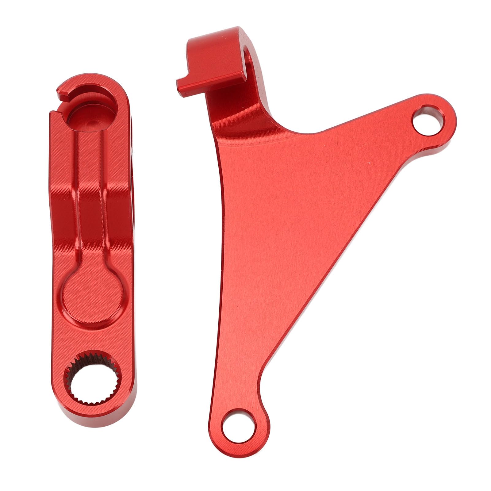 ANGGREK Kupplungsarm-Verlängerungshebelhalterung, Aluminiumlegierung, Reduziert die Kupplungszugkraft, Verbessert das Fahrerlebnis für Tenere 700, MT-07, XSR700 (Rot)
