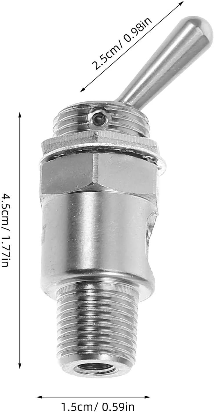 Air Pneumatic Switch Mechanical Control Knob, for System Toggle Valve Actuator, 1pc