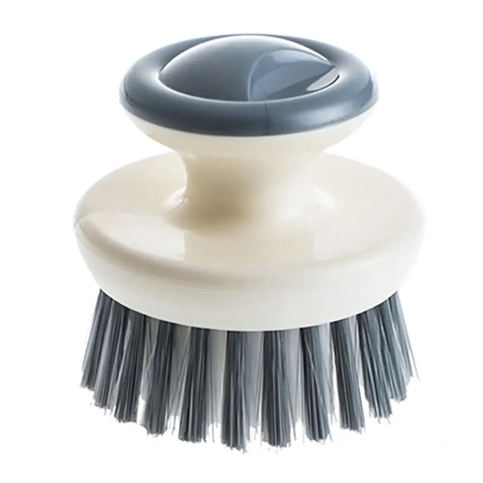 Dish Brush With Handle Multipurpose Kitchen Scrub Brushes For Cleaning Scrubber With Stiff Bristles For Sink Pots Pans(Grey)