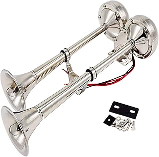Sponsored You’re seeing this ad based on the product’s relevance to your search query.Learn more about this advertisement YIYIDA Car horn electric car marine stainless steel double horn for any 24V cargo wheel ship trucks lorrys trains boats cars vans
