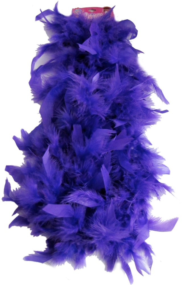 / Marabou Feather Boa, Purple
