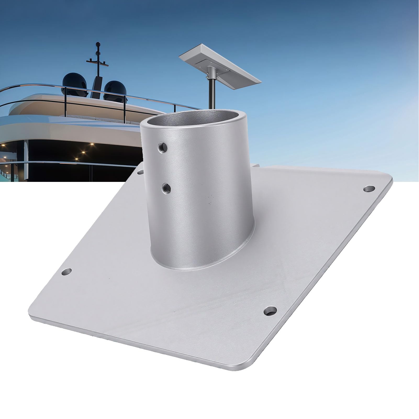 Montaje Adaptador de Tubo Ajustable de 1 a 2,4 Pulgadas | Compatible Gen3, inclinación giratoria de 360°, suelo de pared de techo, instalación con llave hexagonal