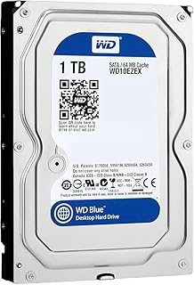Western Digital WD Blue 1TB 3.5" SATA Internal Desktop Hard Drive HDD 7200RPM WD10EZEX/WD10EADS (Renewed) product image