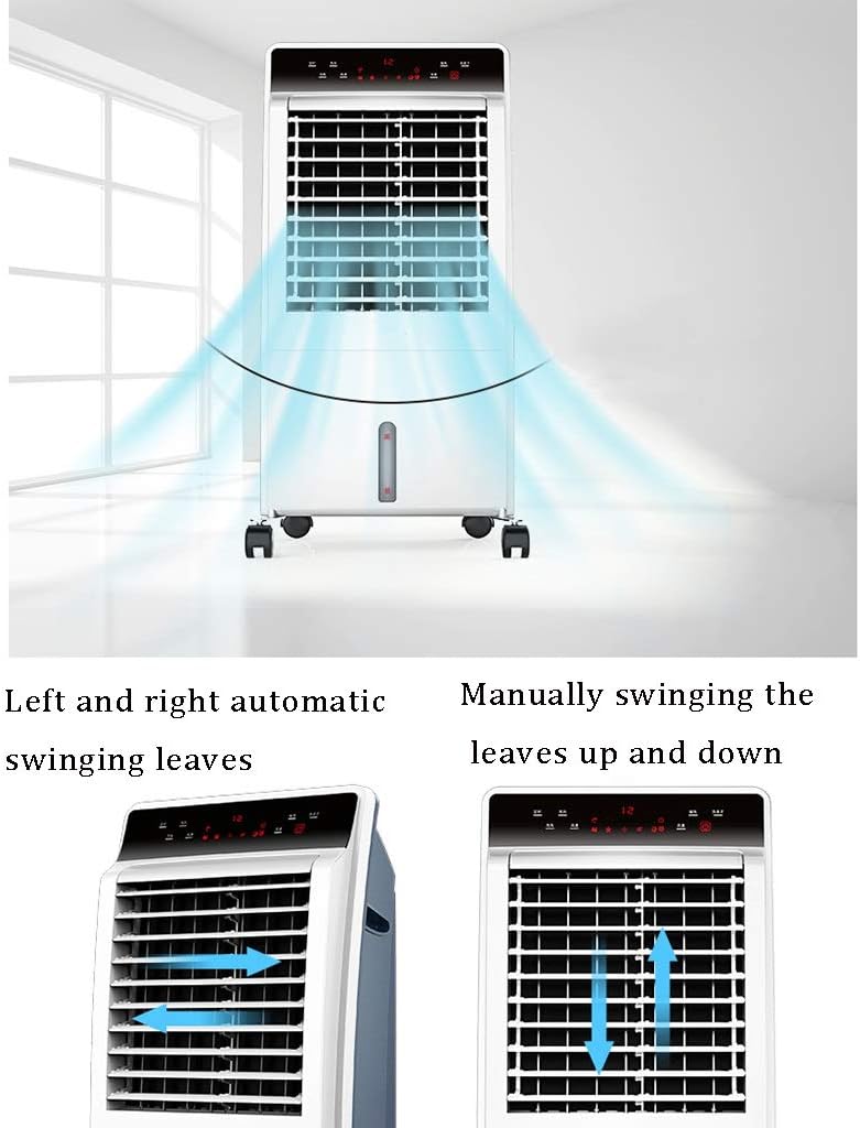 Cold Warm Dual use Air Conditioner Air Cooler Purification Humidifying Air 3 Wind Speed Mobile Air Conditioner White