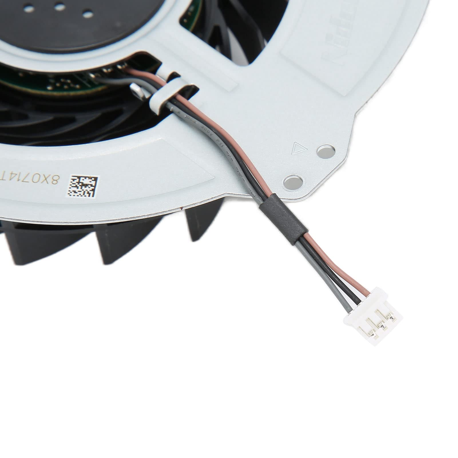 Lylithuif Ventola di raffreddamento interna Sostituzione Accessori di raffreddamento ad alte prestazioni per Pro CUH7XXX Console di gioco Materiale metallico ABS 12V 2.1A 19 Lame Nero
