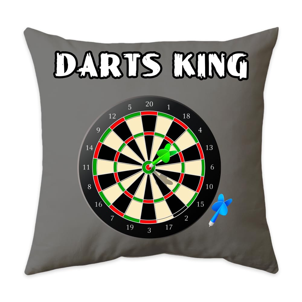 Senken Darts King Cushion Cover, Dart Accessories