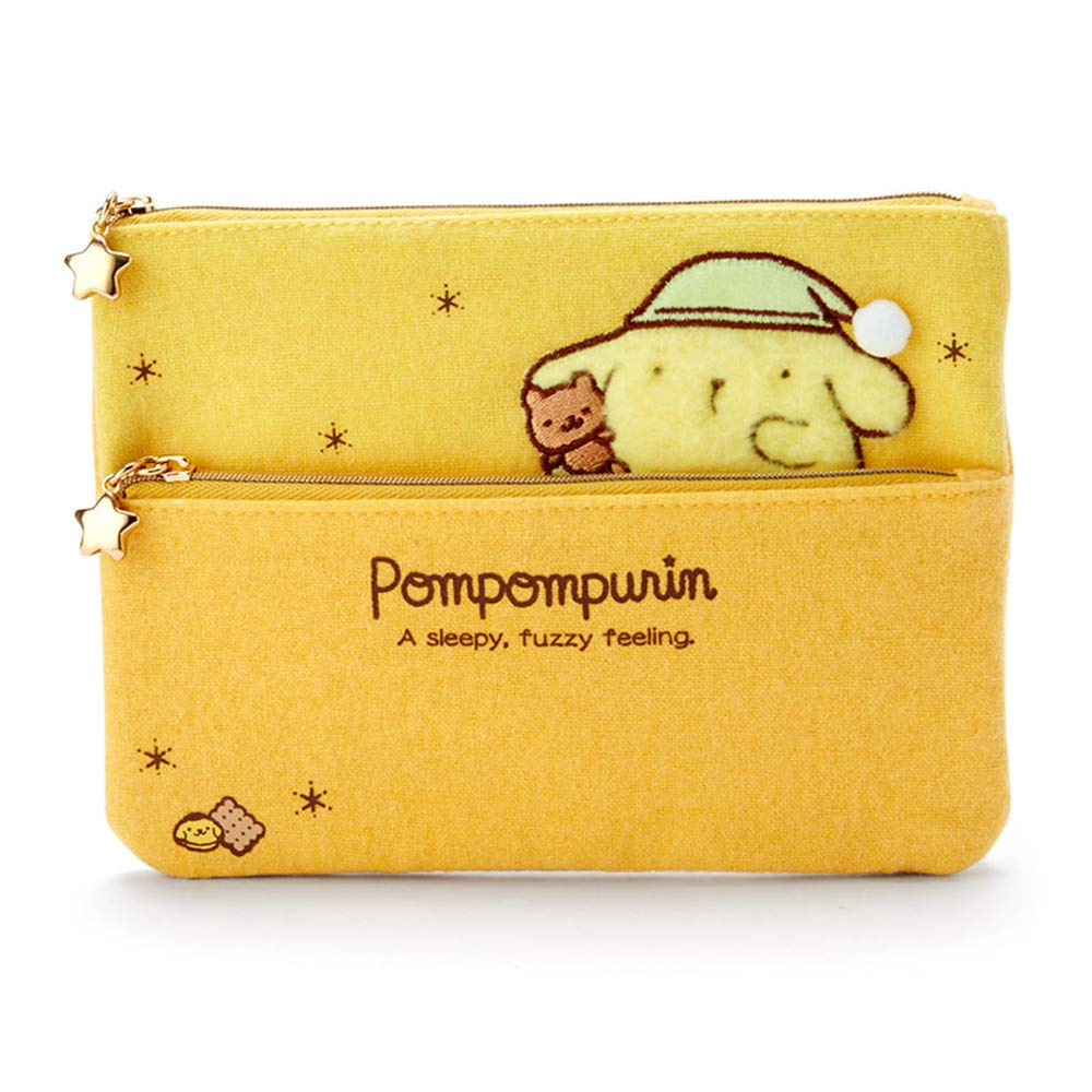 Amazon | サンリオ(SANRIO) ポムポムプリン 2段フラットポーチ(ねむ