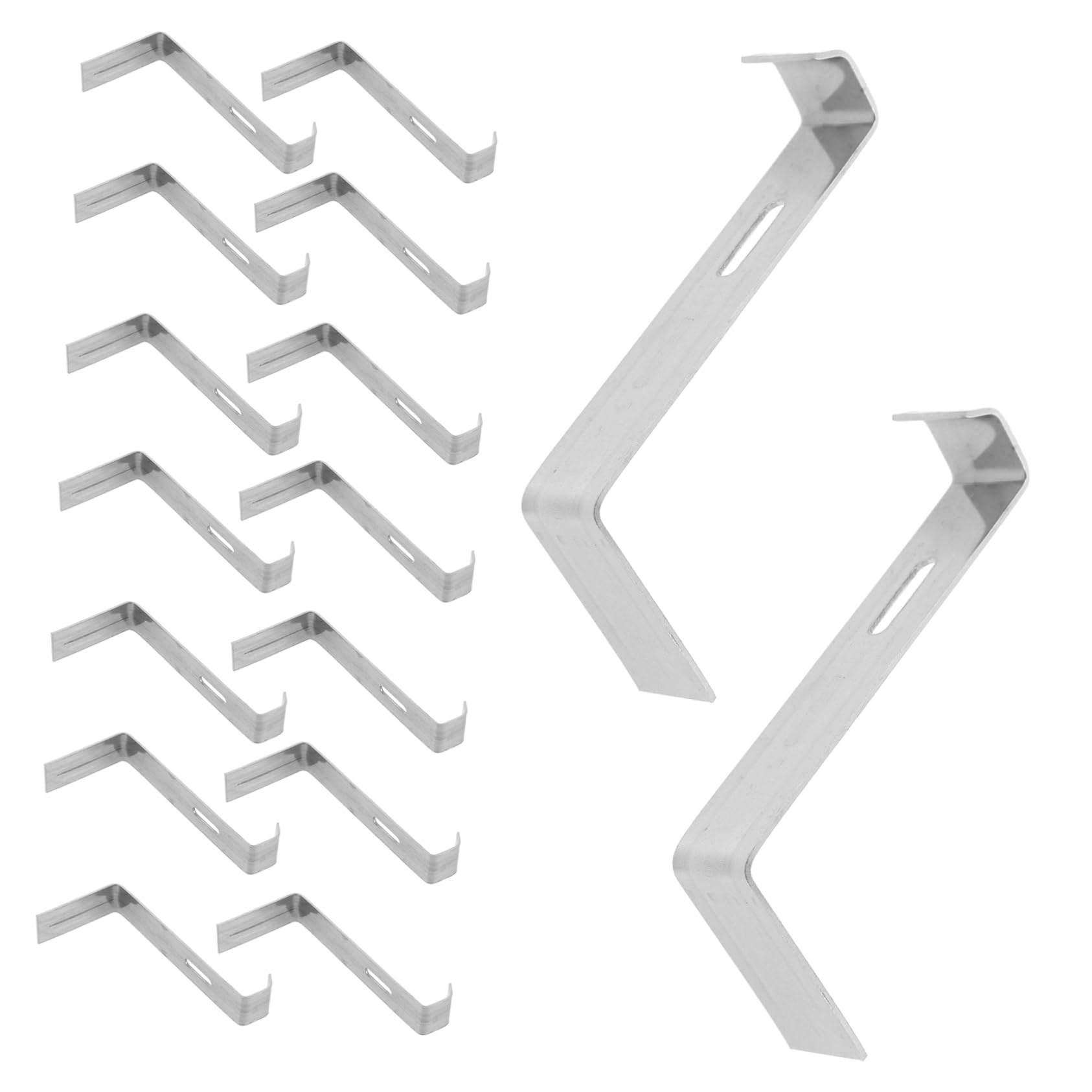 Artibetter 60stücke Dachziegel Clips Rutschfeste Befestigung Für Dachziegel Langlebig Und Vermeidung Von Verrutschen Schneelast Einfach Zu Handhaben Und Tragbar