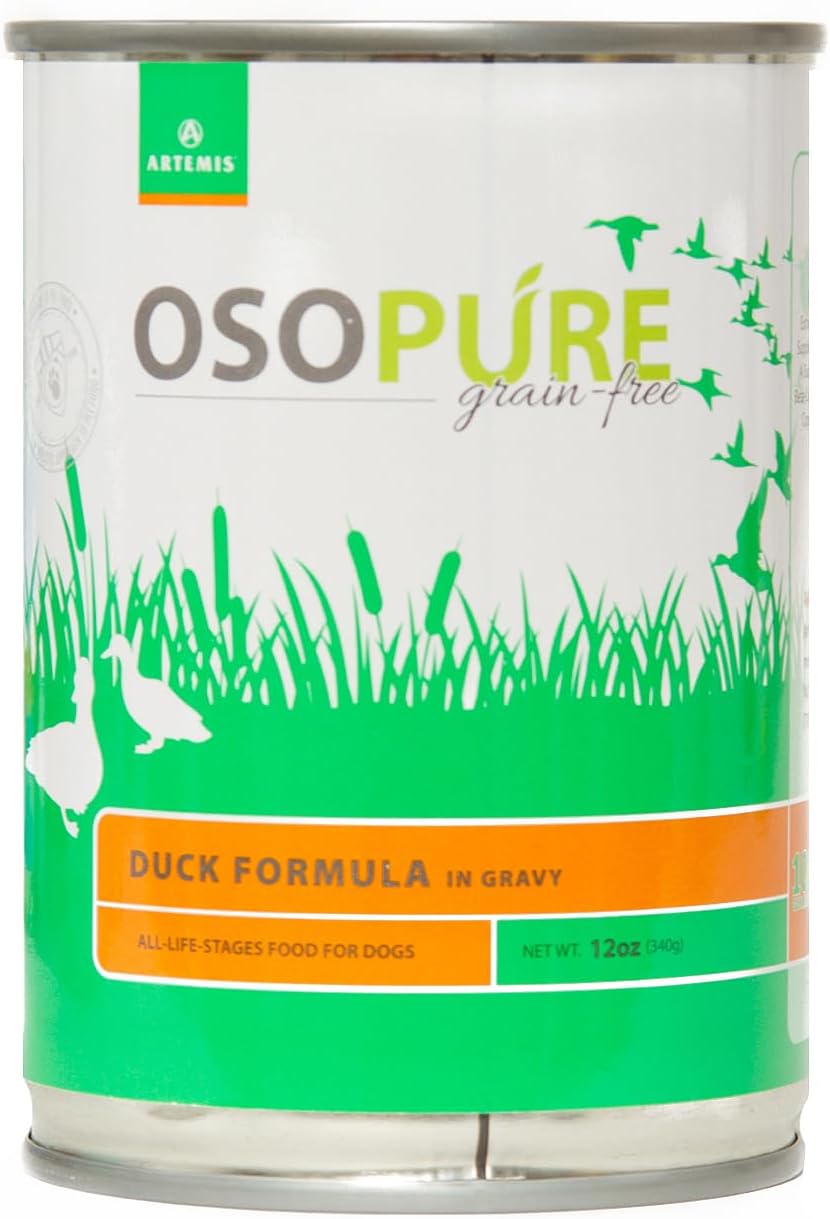 ARTEMIS Osopure Wet Canned Dog Food (Turkey Salmon, 12 Cans)