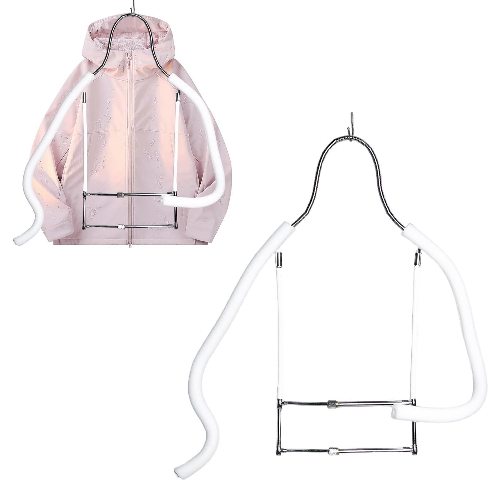Enhen One Color Mannequin Adjustable Dress Form Hanging Body Props, Flexible Clothing Display Mannequin Stand, Poseable Display Rack For Boutique Shop Window Retail