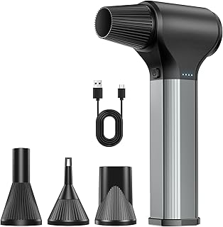 KACNON 330000RPM Electric Compressed Air Blower, High Pressure Air Spray, Powerful Mini Air Cleaner