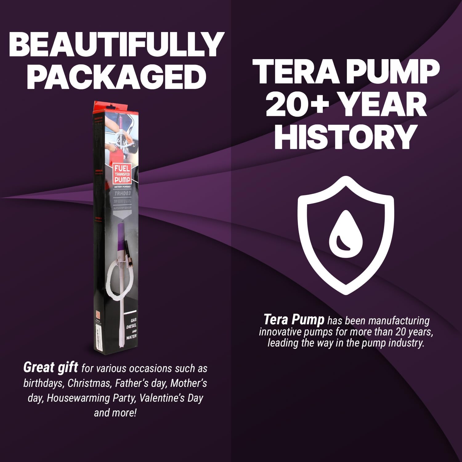 TeraPump TRHD03 Battery Operated 2D Pump with Buzzer