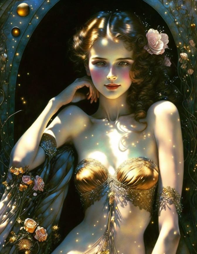 Affiches sur toile pour salon moderne 58x90 cm portrait de femme