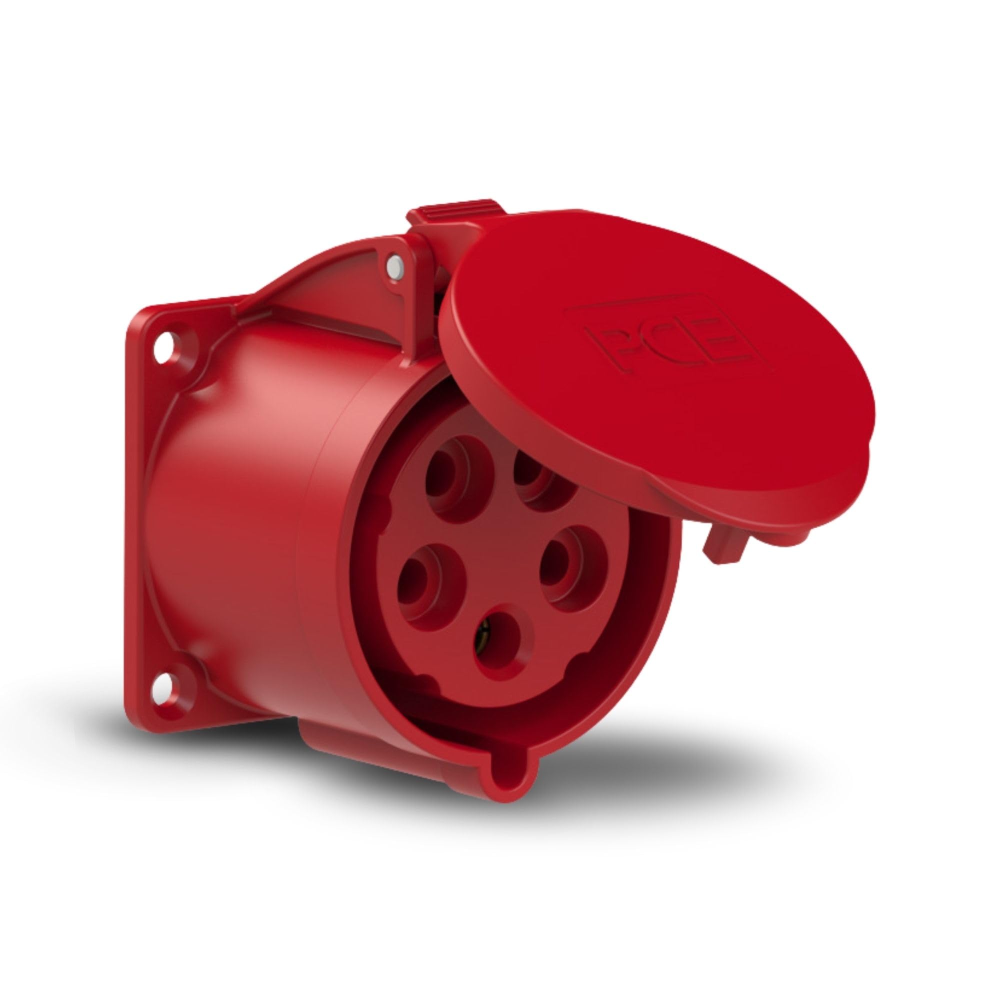 Prise de montage CEE 32 A 5 broches 400 V PCE 325-6tt contre les coupures triphasées