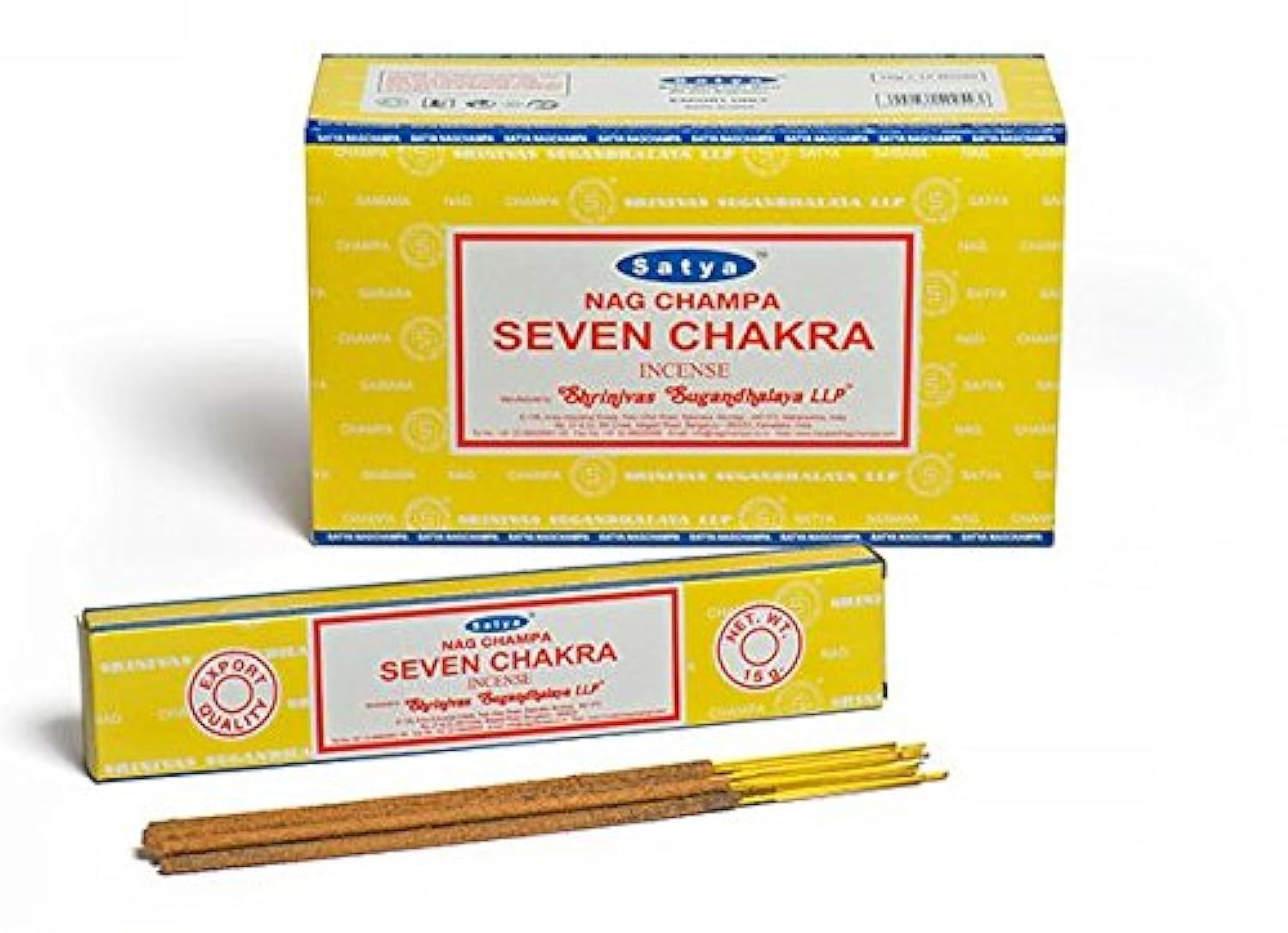 Satya Seven Chakra Incense Sticks 180 Grams Box