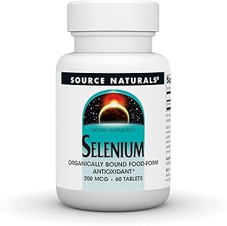 Source Naturals Selenium, Organically Bound Food-Form Antioxidant*, 200 mcg - 60 Tablets