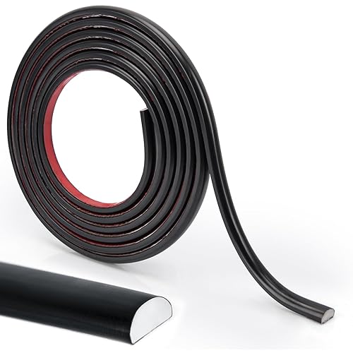 LONGKING Moldura para despegar y pegar de 10 pies, moldura para paredes, bordes, bordes, azulejos contra salpicaduras, borde flexible y