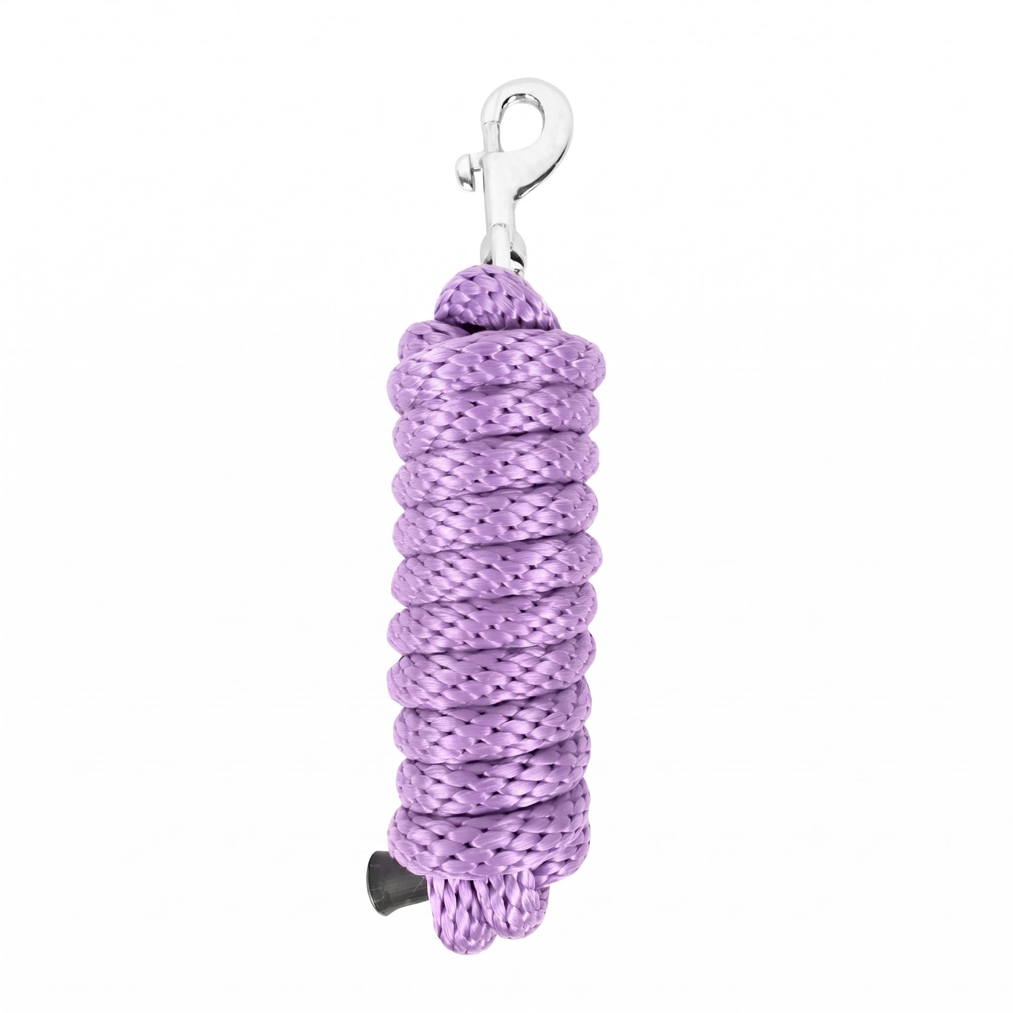 JA4034 Knotenhalfter Set mit Karabinerhaken Bolt Snap Bodenarbeit Pferd Halfterset Seilhalfter Trainerstrick Reitseil Reitsport Zubehör Profi (Lavender, Full/COB)