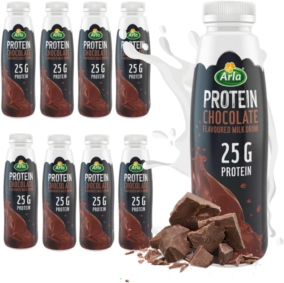 Priceless Discounts Online Chocolate Protein Milkshake 482ml (Pack of 8) Breakfast Protein Shake Post Workout Recovery Drink Protein | Protein Drinks Ready To Drink | Protein Shake Chocolate