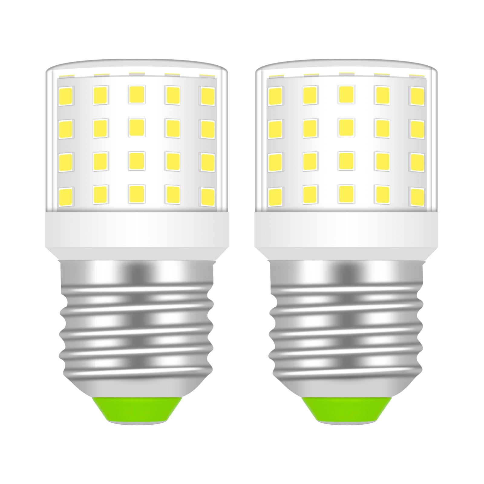 JINLONTA E27 LED Lampe,5W E27 LED Mais Glühbirne 40-50W Glühbirnen ÄquivalentHohe,Kaltweiß 6000K Kleine Maiskolben Klar Hell Helligkeit CRI 85,AC100-265V Nicht Dimmbar Leuchtmittel,2er-Pack