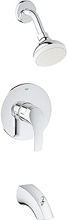 3501220A Pressure Balance Valve Bathtub/Shower Combo Faucet, Chrome