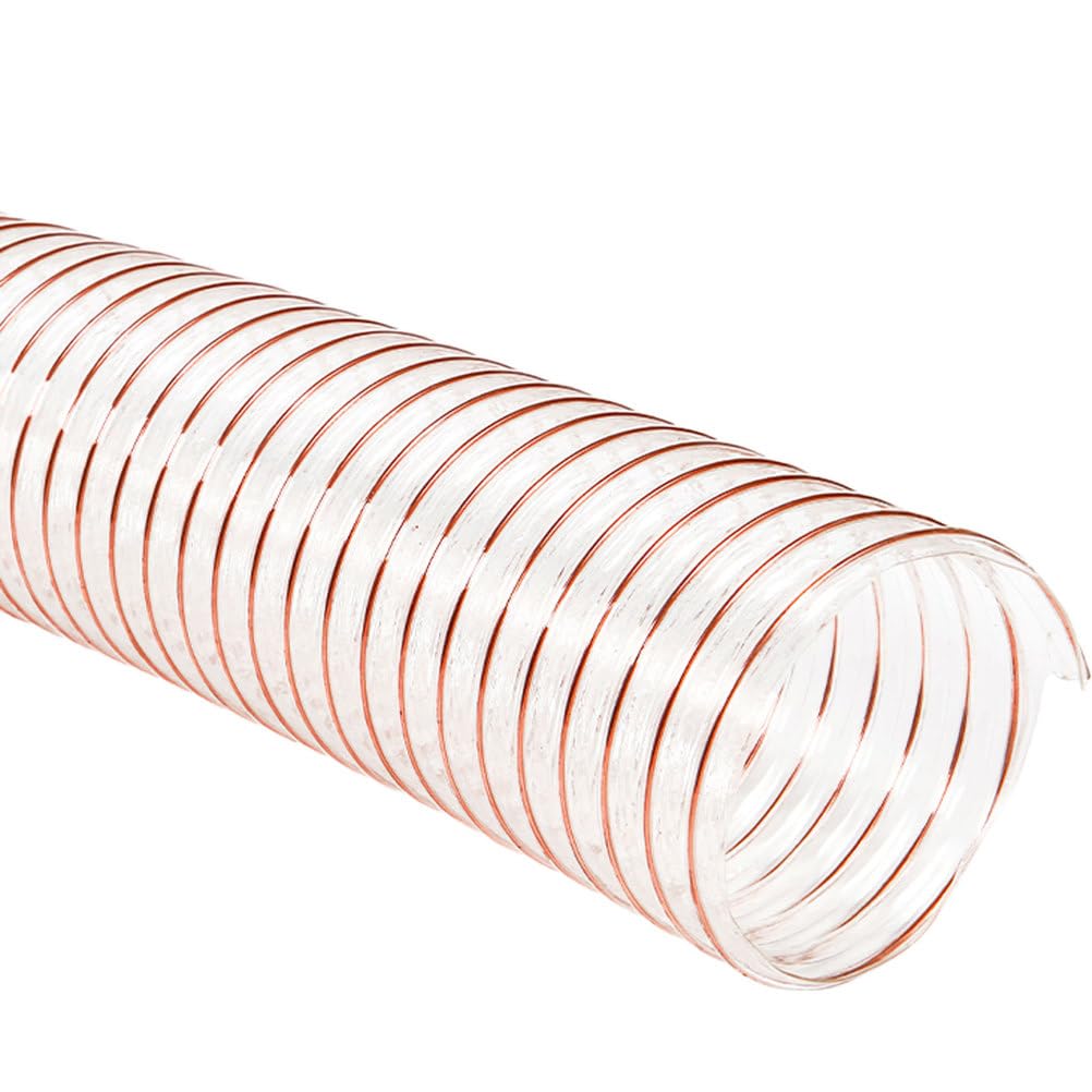 Tubo flessibile for raccolta polvere in PU trasparente 1M