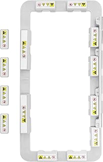Maggiehoop Magnetischer Stickrahmen für Brother PE900 PE800 SE2000 SE1900 PE770 NS2750D NS2850D PE780D PE750D PE750 PE700 PE700II Innovis 1250 1200 Babylock Stickmaschine (12,7 x 12,7 cm) 30,5 kg. cm