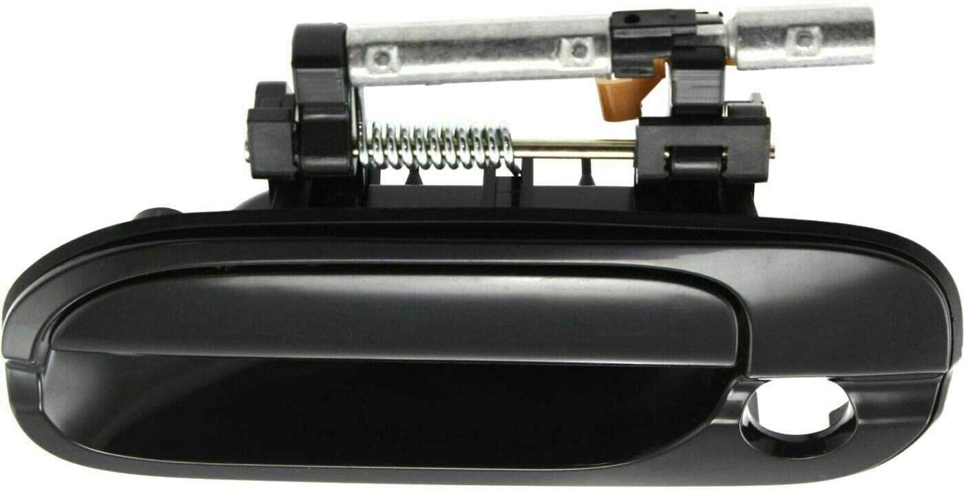 New Front Exterior Door Handle Primed Left Driver Side with Keyhole & Without Keyless Entry for 2000-2006 Nissan Sentra Direct Replacement 806076Z608-PFM 806076Z603