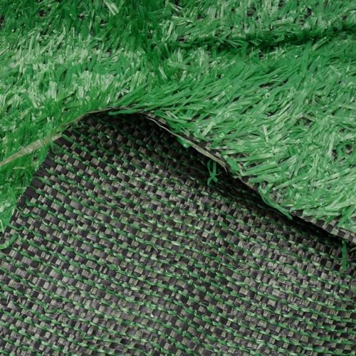 Emiif Gazon kunstgras grasgazon, realistische synthetische grasmat, binnen buiten tuin gazon landschap voor huisdieren, nep kunstgras tapijt (1 x 1 m) - Afbeelding 4