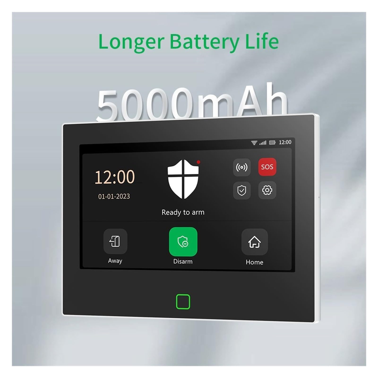 Sistema di Allarme di Sicurezza Domestica, Smart Alarm di Allarme HD da 7 Pollici Wireless 4G Tuya Home Security Protection Funziona con Il Telecomando App(Set-A Alarm Panel)