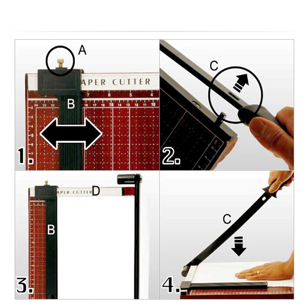 Auto Security Cutter Paper Cutter B4 Heavy Duty Gilotyna Scrapbooking Narzędzie do cięcia papieru Offic