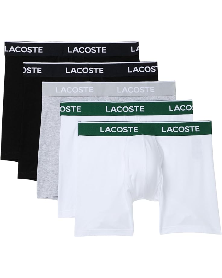 Lacoste 5-pack Cotton Boxer Briefs - Main View