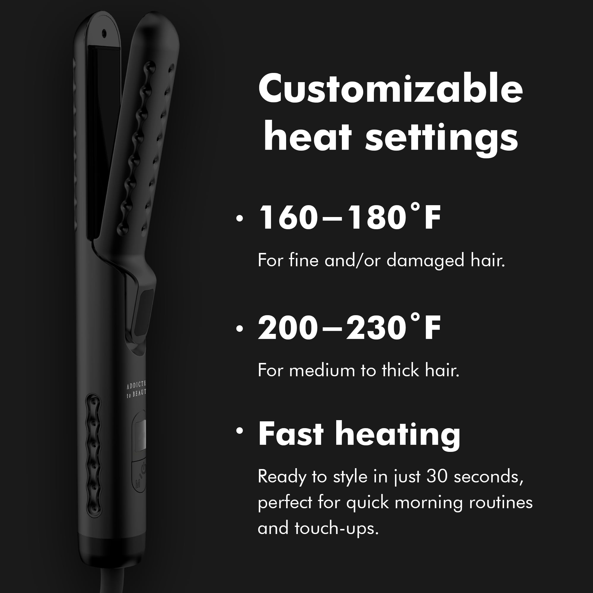 2-in-1 Hot & Cool Pro Styler Cool Air Curling Iron - Ceramic
