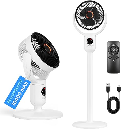 Lepwings Ventilatore a piantana silenzioso con telecomand…