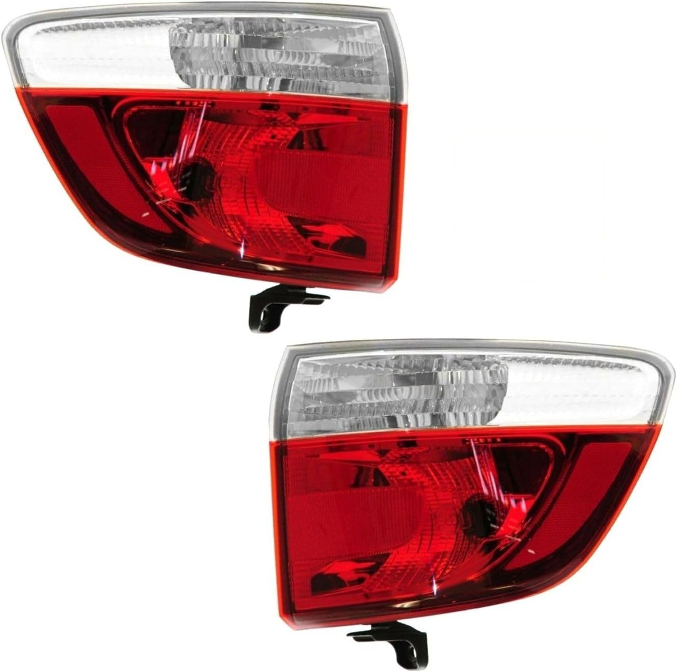 Tail Light Assembly 2pcs Set Rear Left Driver and Right Passenger Outer Side Lamp for Dodge for Durango Citadel/R/T/SXT 11 Base/Luxe/Crew Plus/Special 12-13