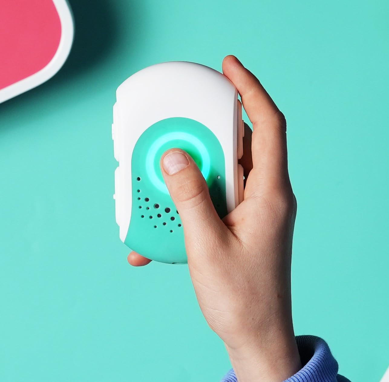 KARRI for Children – Turquoise | Data-Enabled Walkie-Talkie with Voice Messaging to KARRI Phone App | Screen-Free | GPS & SOS | Kid > Kid & Parent-to-Child Chat | WiFi & Data Enabled | Age 4+